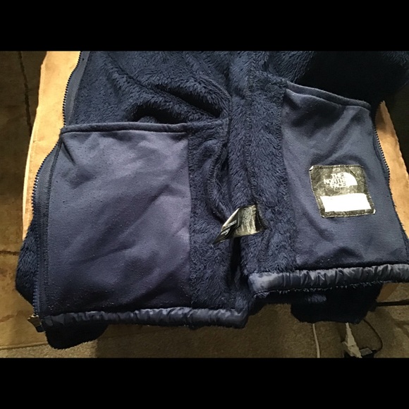 THE NORTH FACE BIG GIRL ‘OSO’ FLEECE LOVED MONTAGUE BLUE SIGNATURE ZIP UP HOODIE - Picture 8 of 12